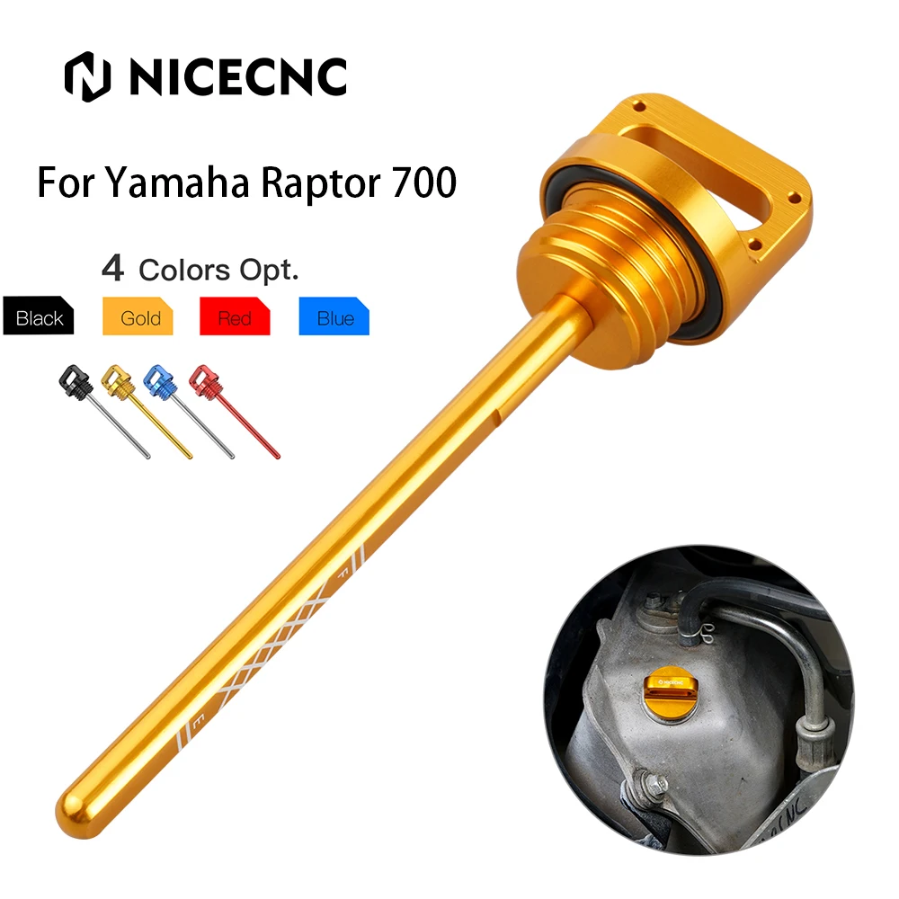 

NICECNC For Yamaha Raptor 700 YFM700 YFM700R SE Special Edition Oil Dipstick For Yamaha Raptor 700R YFM700R 660R YFM660R YFZ450