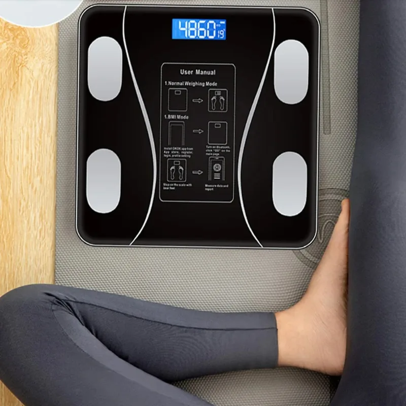 Digital Scale Precision Weight Scale for Human Element Bathroom Body Weight Scales Analyzer Fashion Selling Fat Electronics Home