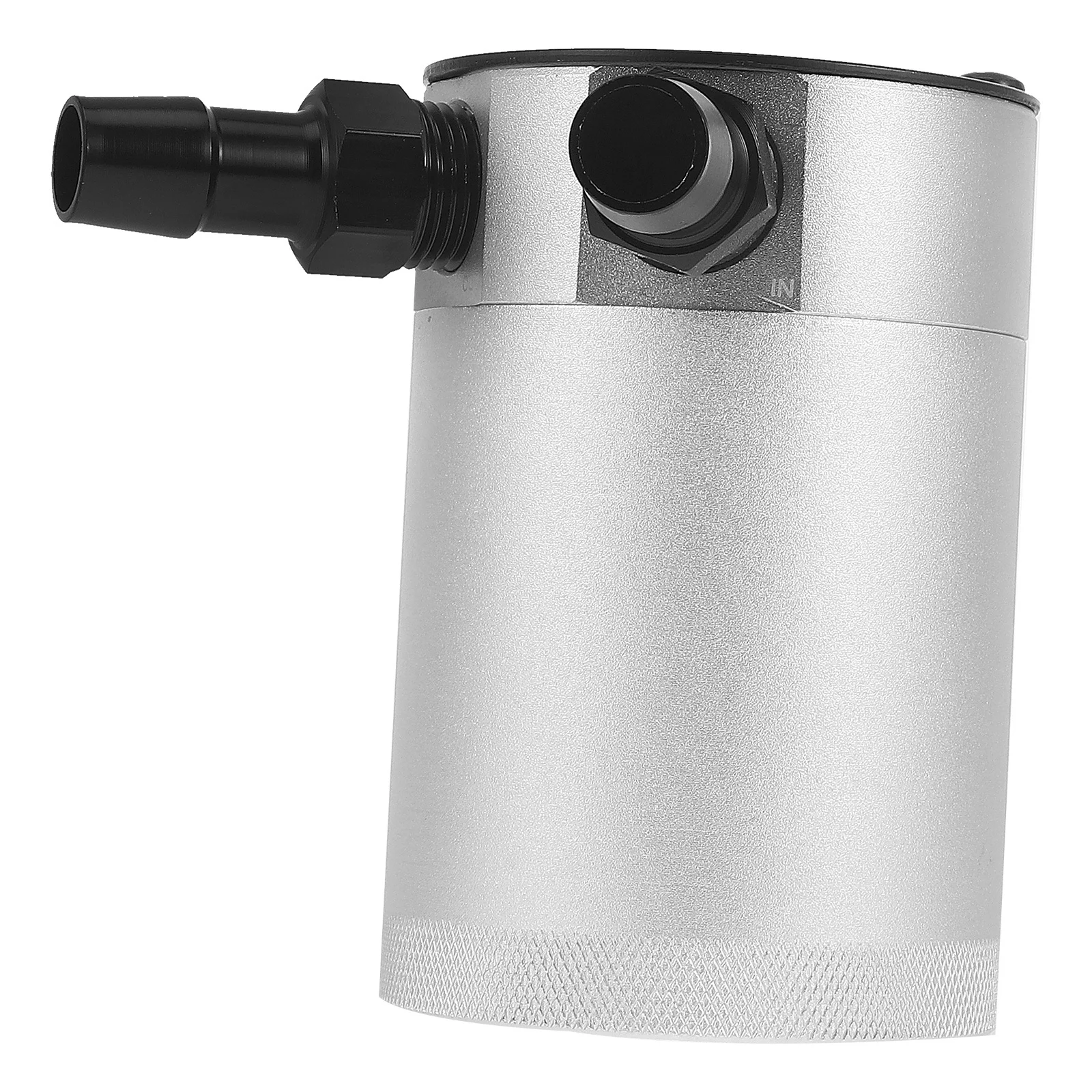 

1 set Catch Can Kit Baffled Oil Separator Tank For Car Engine Protection Drain Valve Oil Leakage Prevention Racing Style