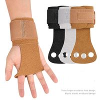 Gymnastics Grips Wristbands Sets , Gymnastic Hand Grips Gymnastic Bar Palm Protection and Wrist Support Sports Safety Wristbands