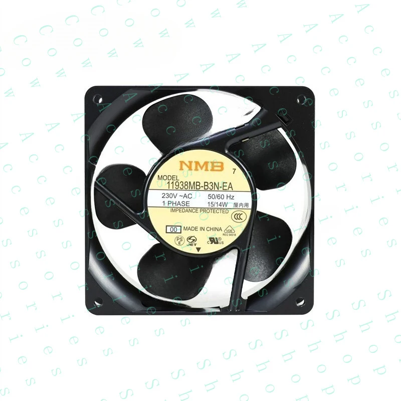 

PP+ 11938MB-B3N-EA-00 FOR NMB Fan 230VAC 15/14W 120*120*38mm Cabinet Fan