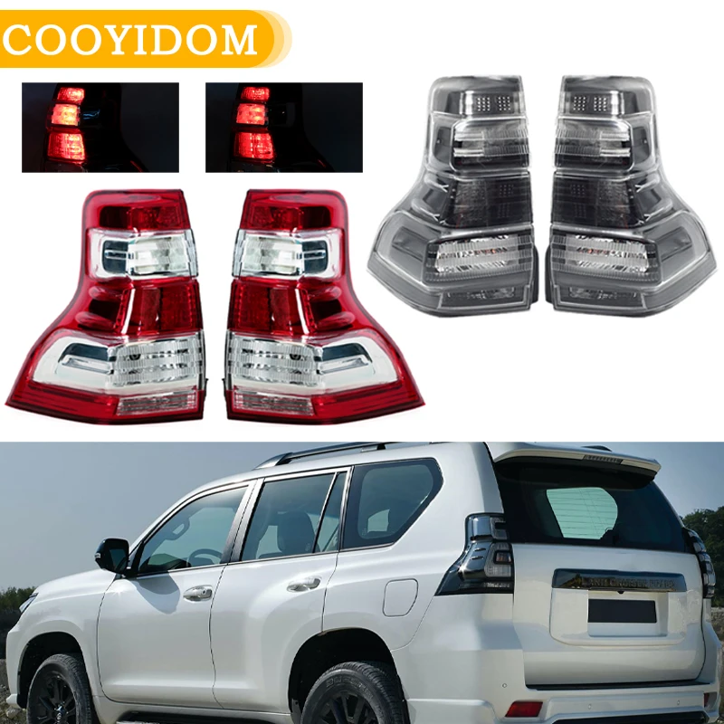 

Car Rear Tail Light For Toyota Land Cruiser Prado LC150 FJ150 2014 2015 2016 2017 Turn Signal Brake Lamp Auto Taillight Assembly