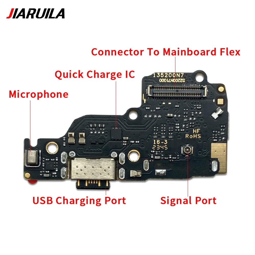 NEW For Xiaomi Redmi Note 13 Pro 4G 5G Plus Dock Connector Micro USB Charger Charging Port Flex Cable Board With Microphone