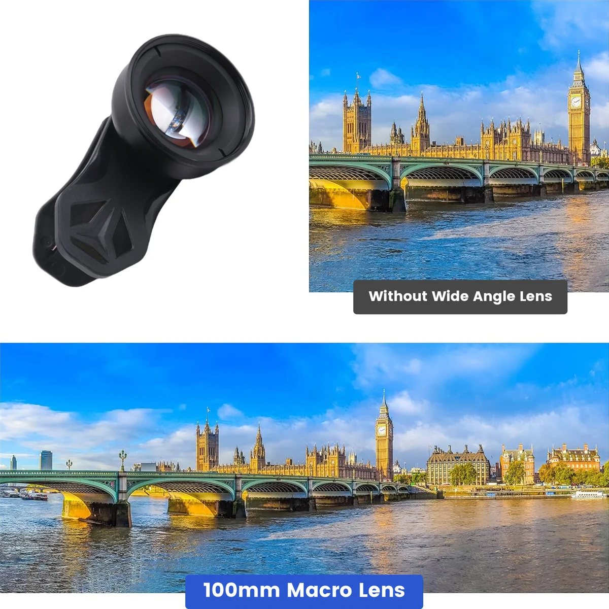 !최고 판매 100mm 매크로 렌즈 카메라 폰 렌즈 모든 스마트폰용 4K HD 슈퍼 매크로 렌즈, 렌즈만 해당