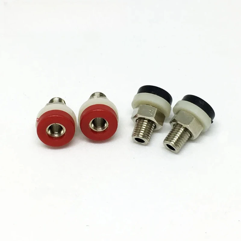 

100Pcs 5 Color Mini Brass 2mm Banana Female Socket Binding Post Jack Connector for 2 mm Banana Plug
