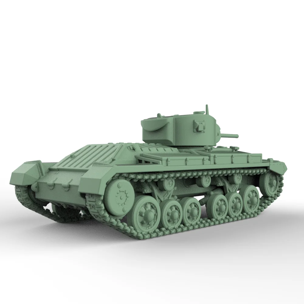 

1/220 1/160 1/48 1/87 SSMODEL SS556 Железнодорожная военная модель, комплект британского пехотного танка Valentine.I Mk.III