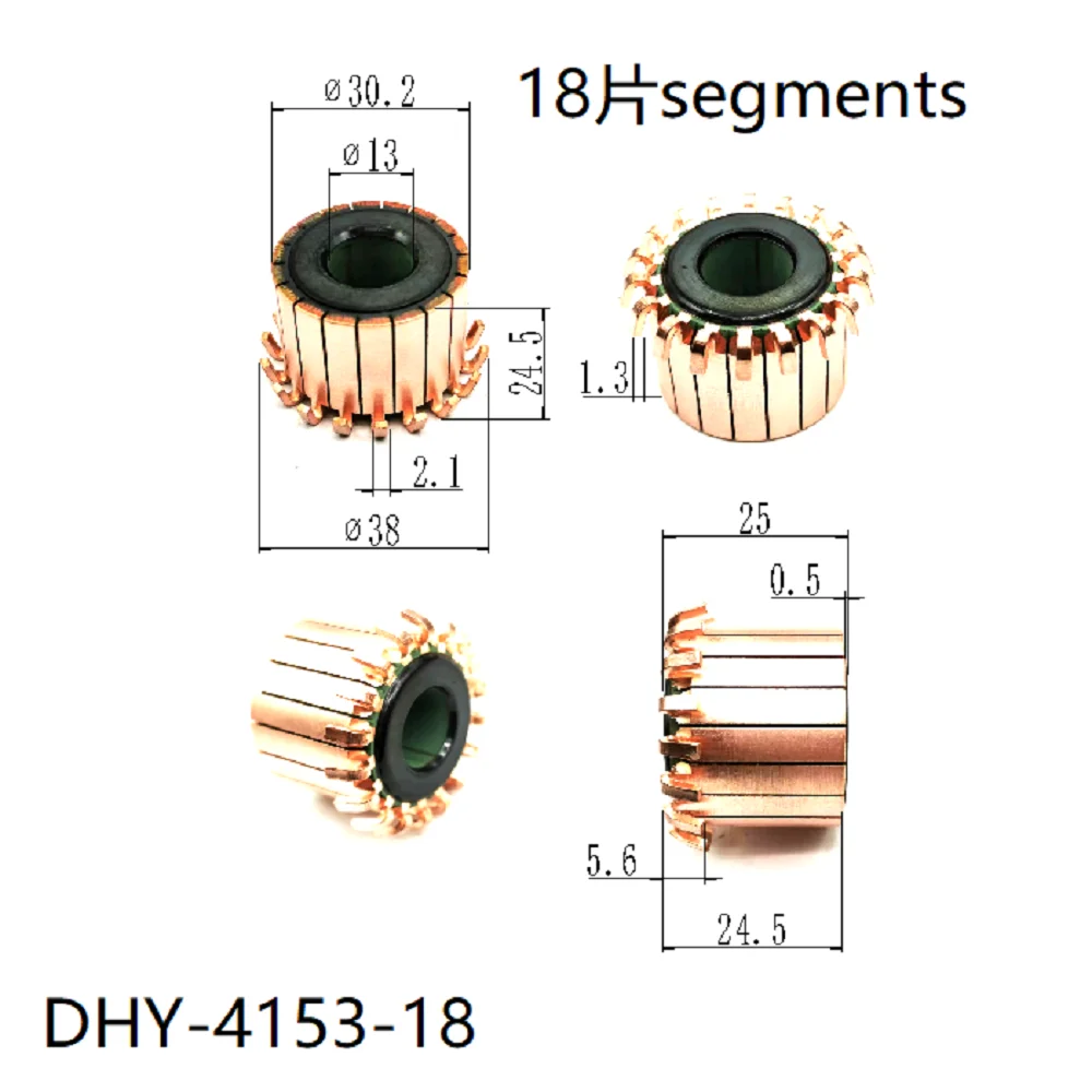 Dhy-4153-18 kepala tembaga penyearah 30.2*13*24.5*18p