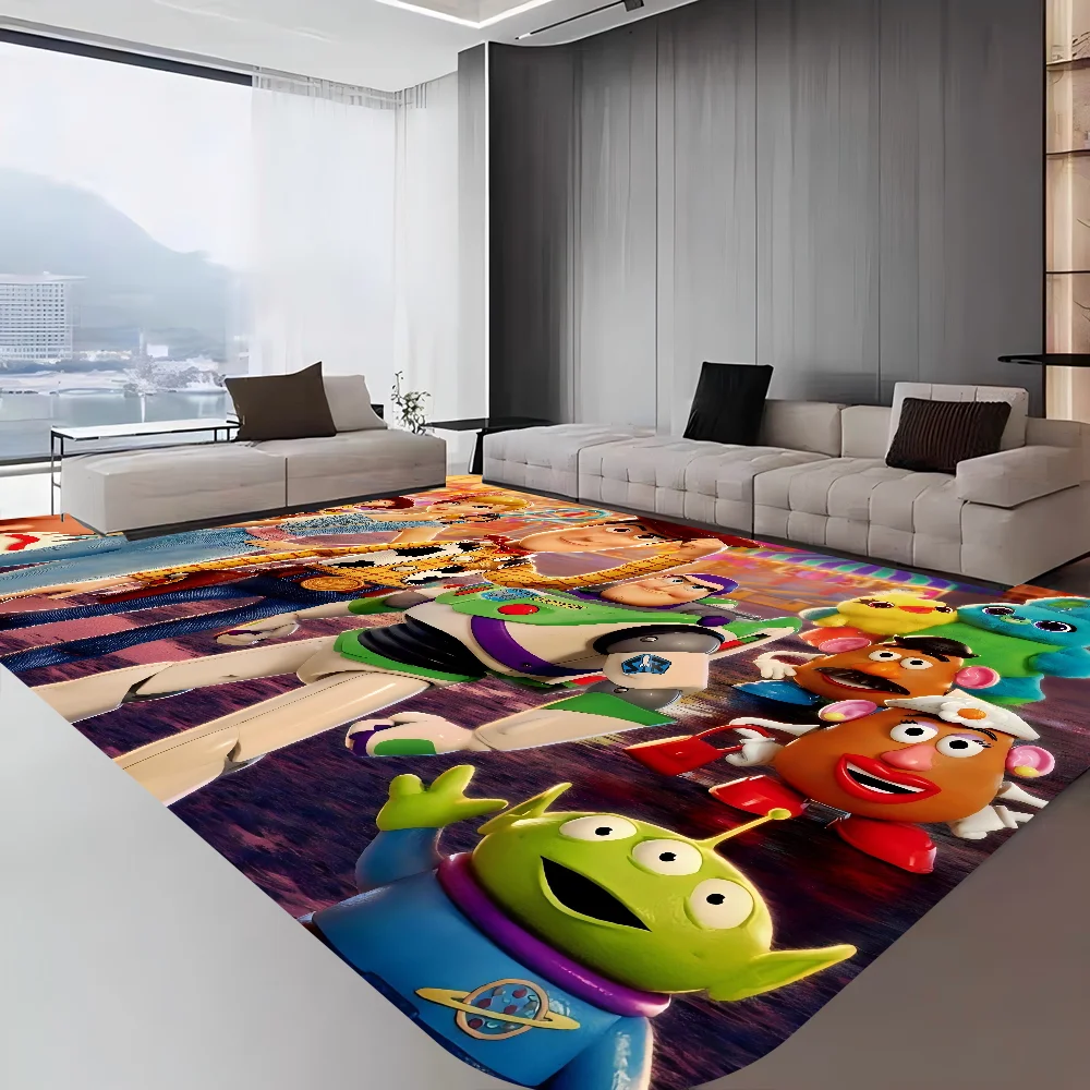 

Animated Movies Toy Story Bathroom Mat Kids Room Bedroom Decoration Balcony Anti-Slip Doormat Living Room Welcome Rug