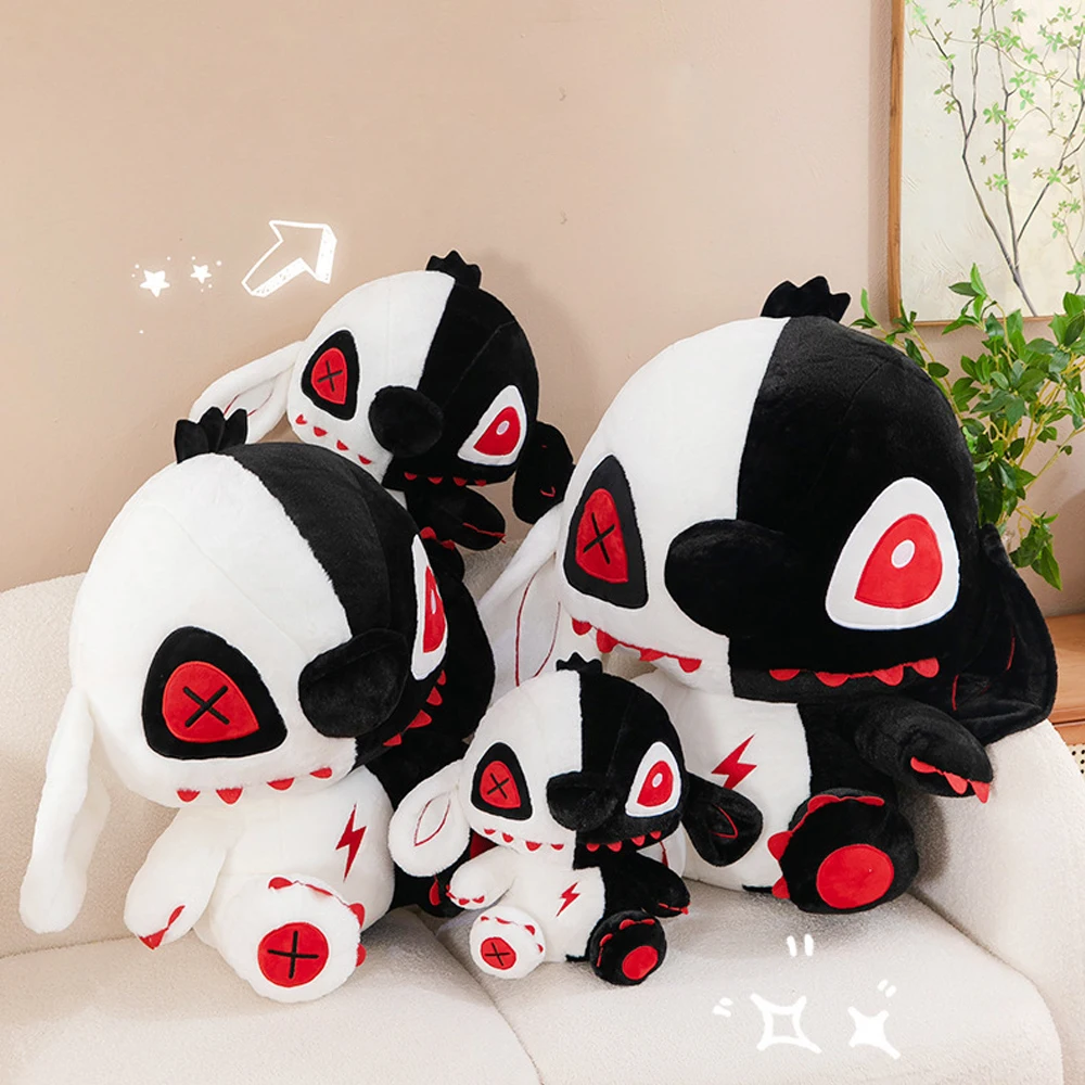 

Готическая стежка 35 см, плюшевая кукла демона, прекрасная картонная мягкая игрушка, декор на Хэллоуин, вечерние украшения, подарок на день рождения и праздник