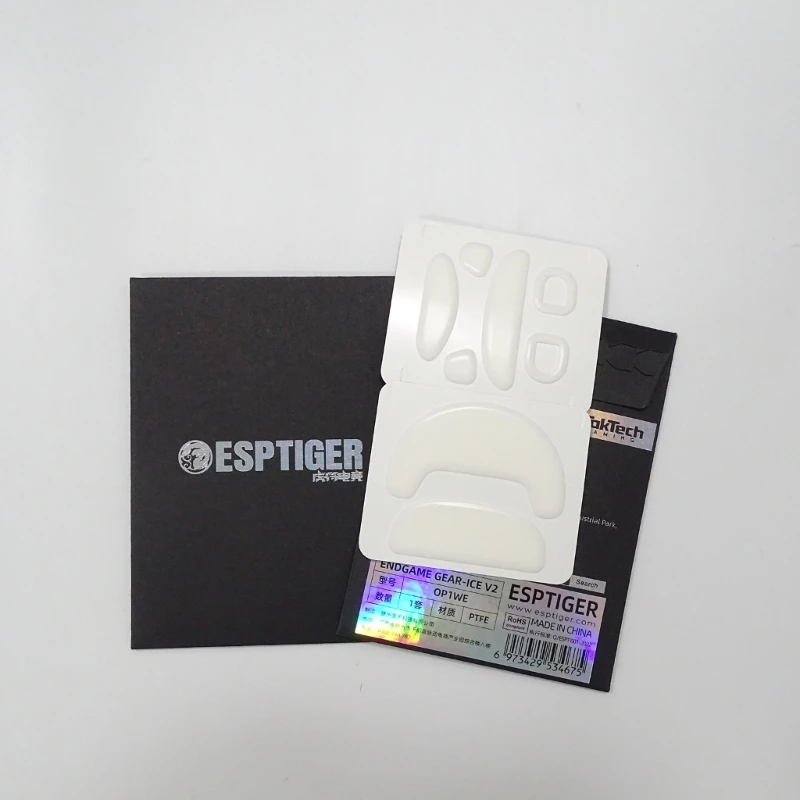 

Mouse Skates Feet Pads Ice V2 Version Esptiger Gaming Mouse Feet Sticker for ENDGAME GEAR OP1W Mouse White