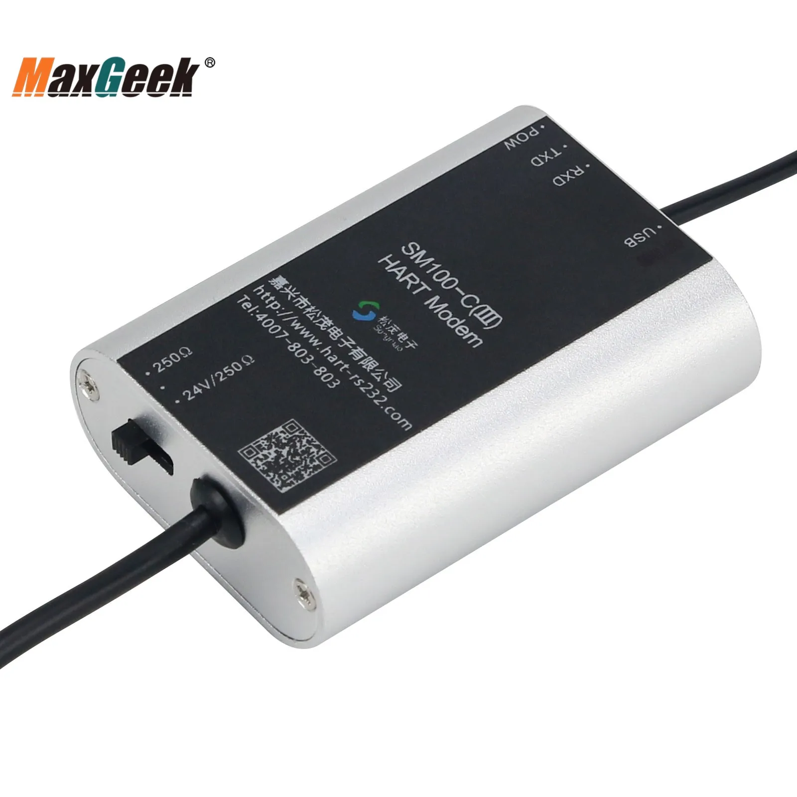 Imagem -05 - Maxgeek-usb para Hart Modem Versão Padrão Suporte Mobile App Depuração Hart Cat Sm100-c Iii