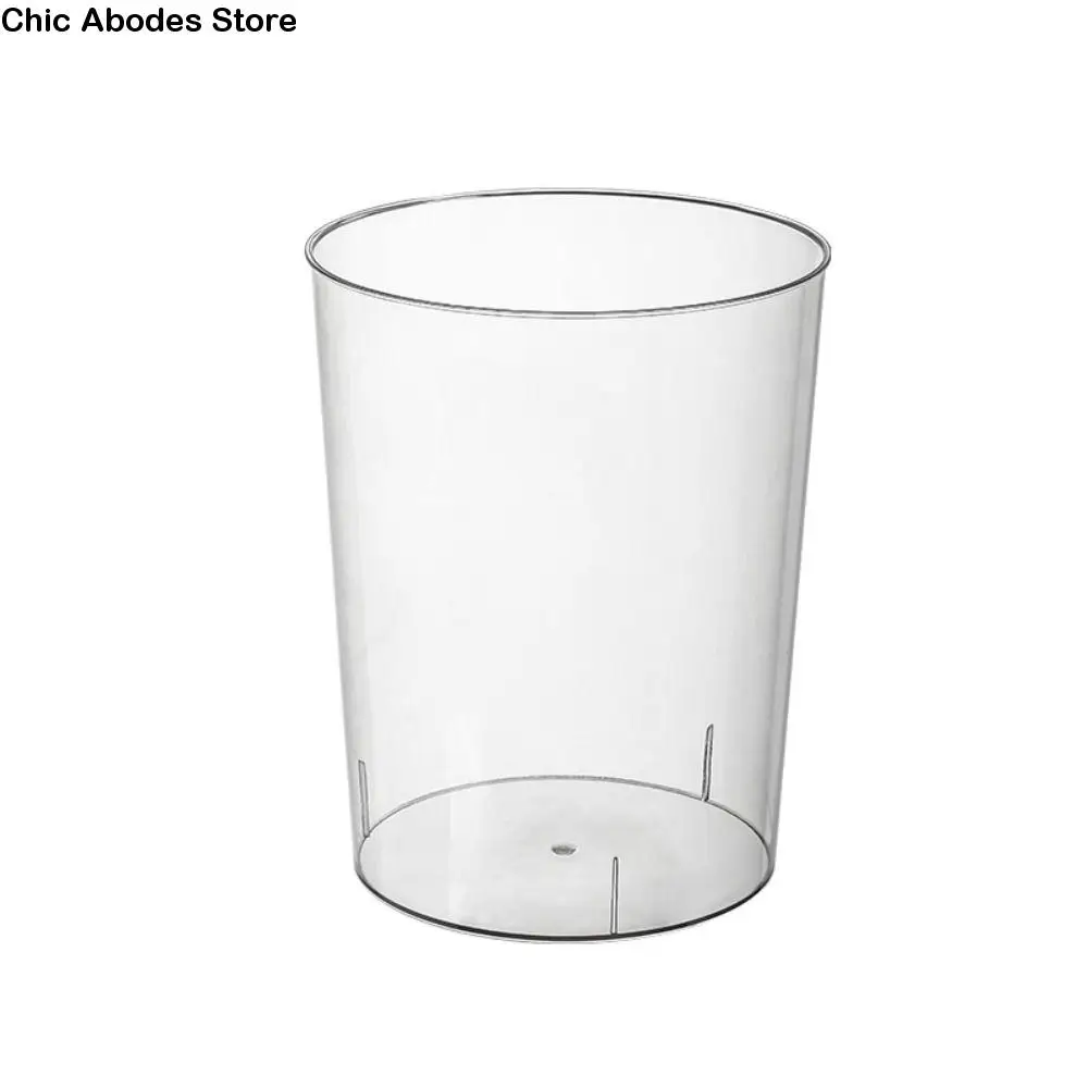 

Organizer Container Thickened Transparent Trash PET Durable Garbage Container Multi-functional Light Dustbin Office