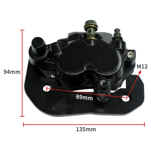 Imagen 2 del producto Conjunto de pinzas de freno delanteras y traseras derecha e izquierda para ATV Can Am Outlander Renegade 450 500 570 650 800 850 1000 con pastillas