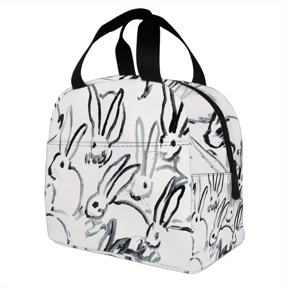 

Lunch bag lunch box bag picnic Oxford cloth picnic bag, family camping picnic dual-purpose insulation meal bag, foldable