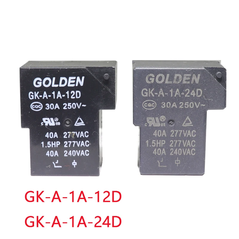 【5-1PCS】GK-A-1A-12D 12VDC GK-A-1A-24D 24VDC  Electric welding machine relay 40A 24VDC 12VDC 4-pin