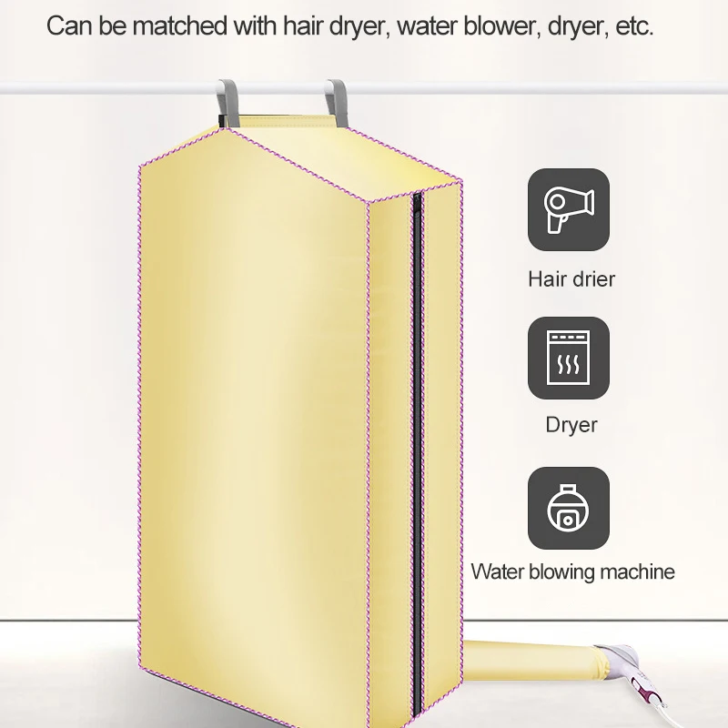 220 فولت المحمولة مجفف الملابس الكهربائية للطي سفر صغير التجفيف السريع الملابس الدافئة الهواء الطفل القماش مجفف خزانة خزانة