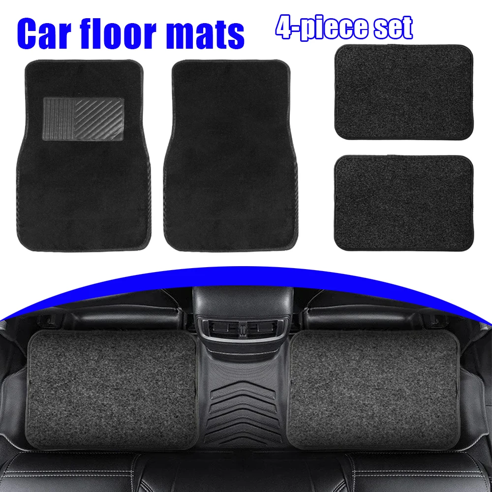 

Non-slip And Wear-Resistant Easy-To-Clean Car Carpet With Velcro Backing Universal Car Wire Loop Floor Mat Suitable All Seasons