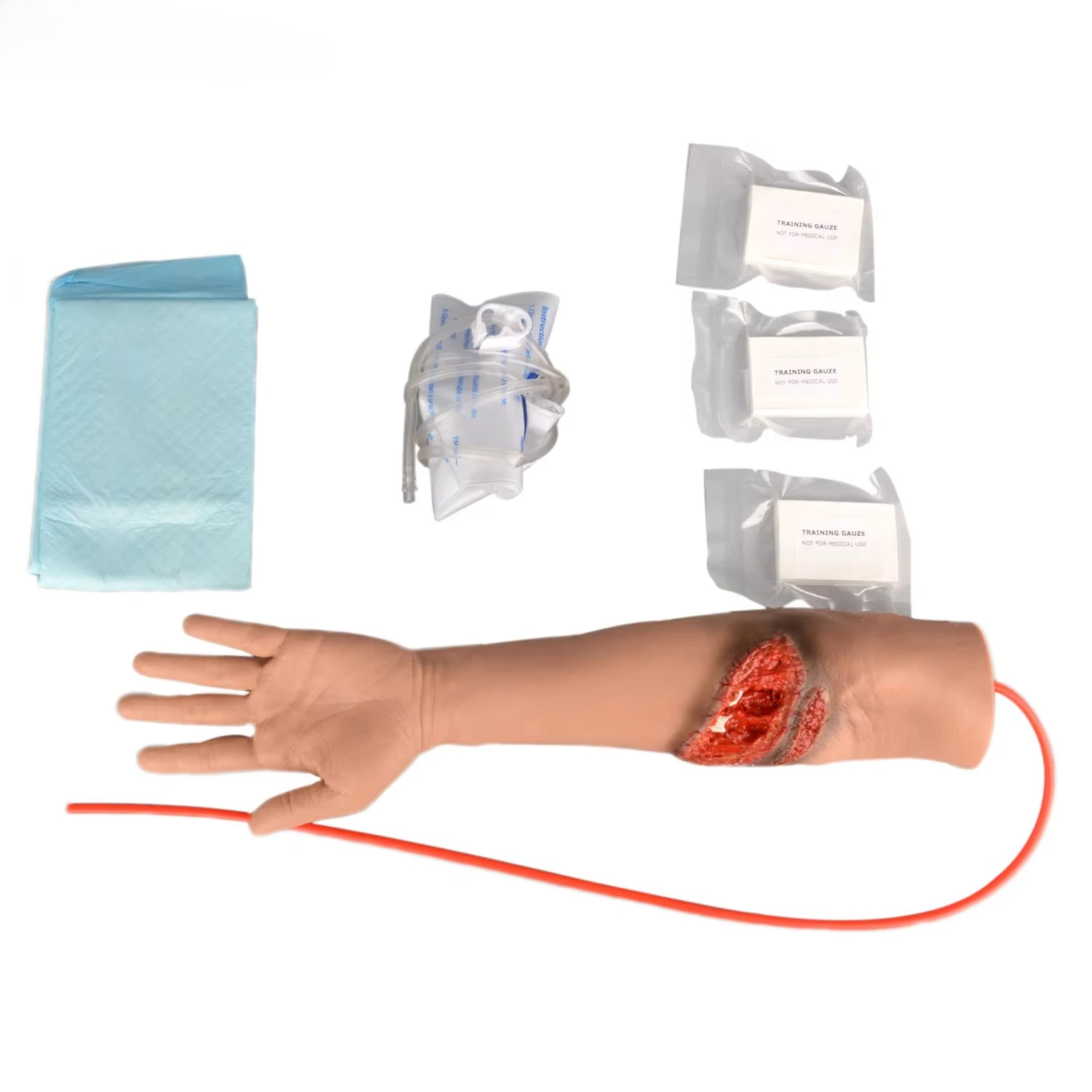 

Laceration Wound Arm Model Realistic Arm Wound Model for Emergency Response Training