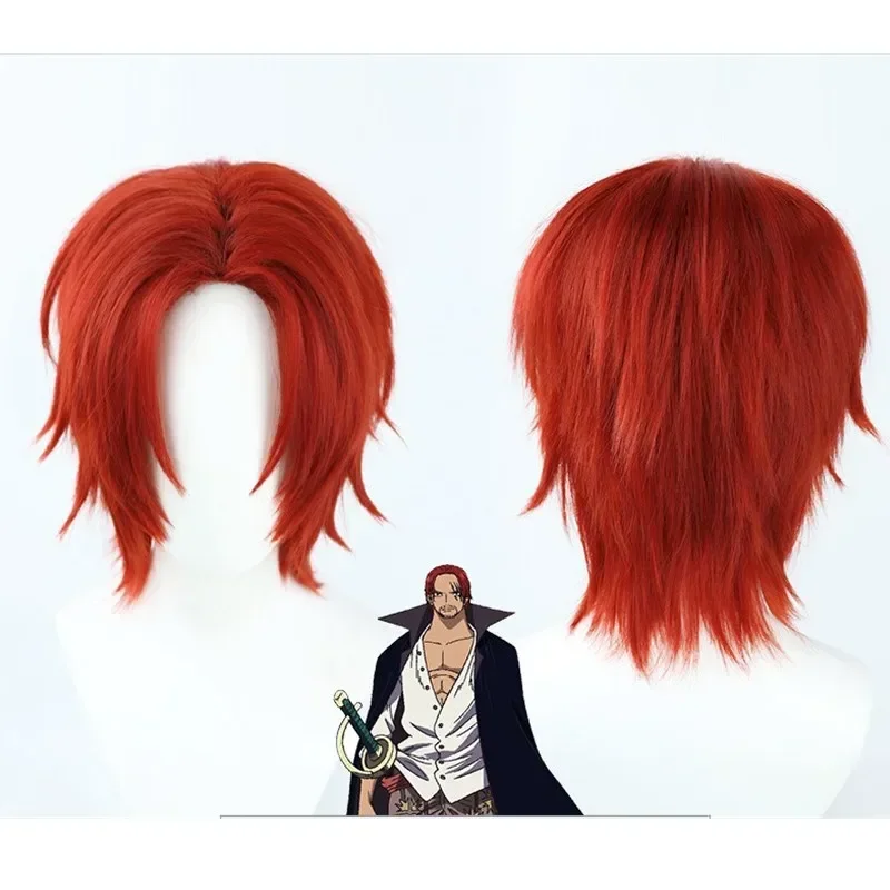 أنيمي شانكس ريدهيد تأثيري حلي قميص الطباعة السراويل حزام عباءة سوداء معطف شعر مستعار أحمر امرأة رجل الكبار هالوين بدلة الحفلات MN3