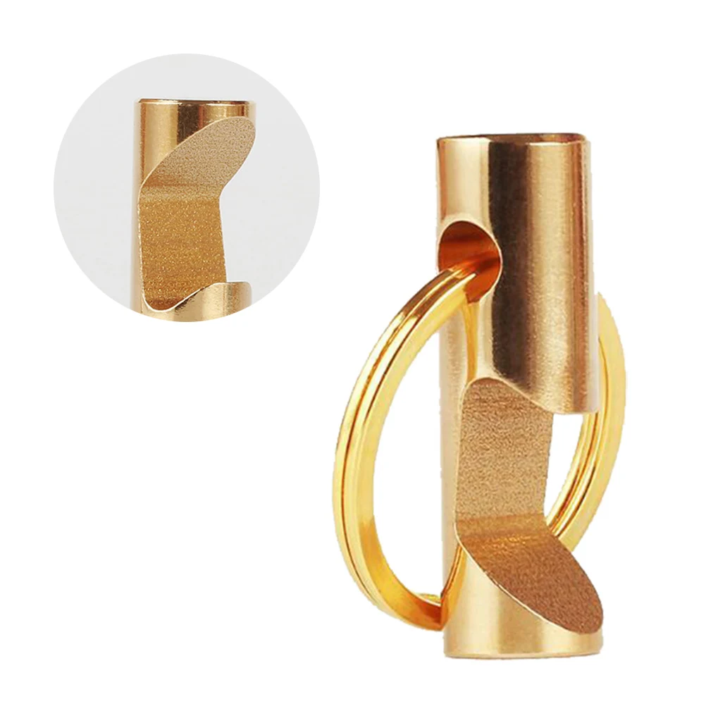

2 Pcs Beer Bottle Opener Keychain Personality Manual Golden Creative Can Lid Lifter