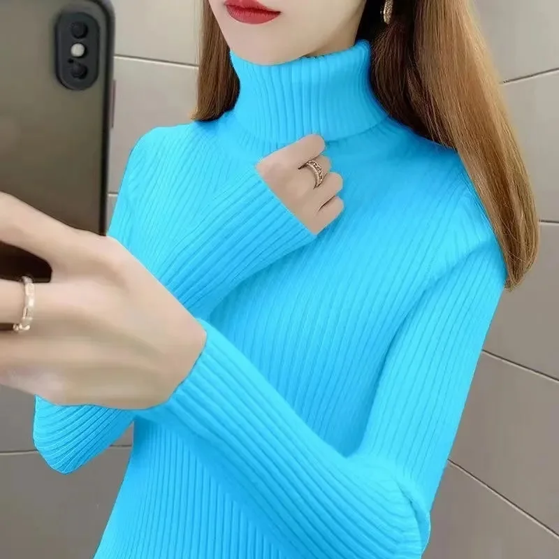 2024 New Women Turtleneck Winter Sweater Women Long Sleeve Knitted Women Sweaters And Pullovers Female Jumper Tricot Tops