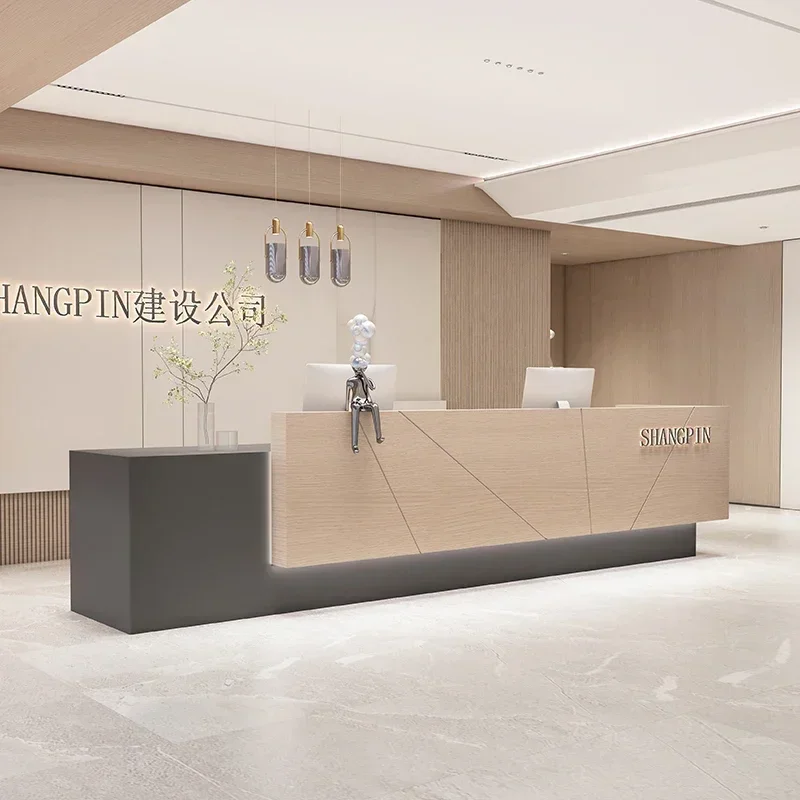 

Column Furniture Acrylic Lectern Church Counter Store Luxury Receiption Desk Restaurant Front Table Escritorio Office Box