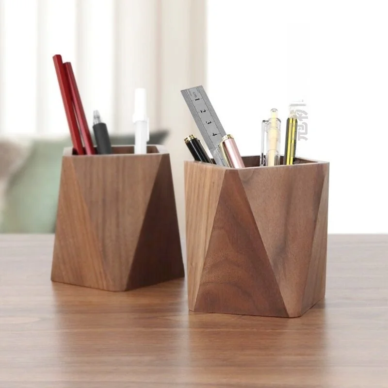 extra-large-black-walnut-pen-holder-creative-office-desktop-decoration-real-wood-storage-box-handmade-craftsmanship