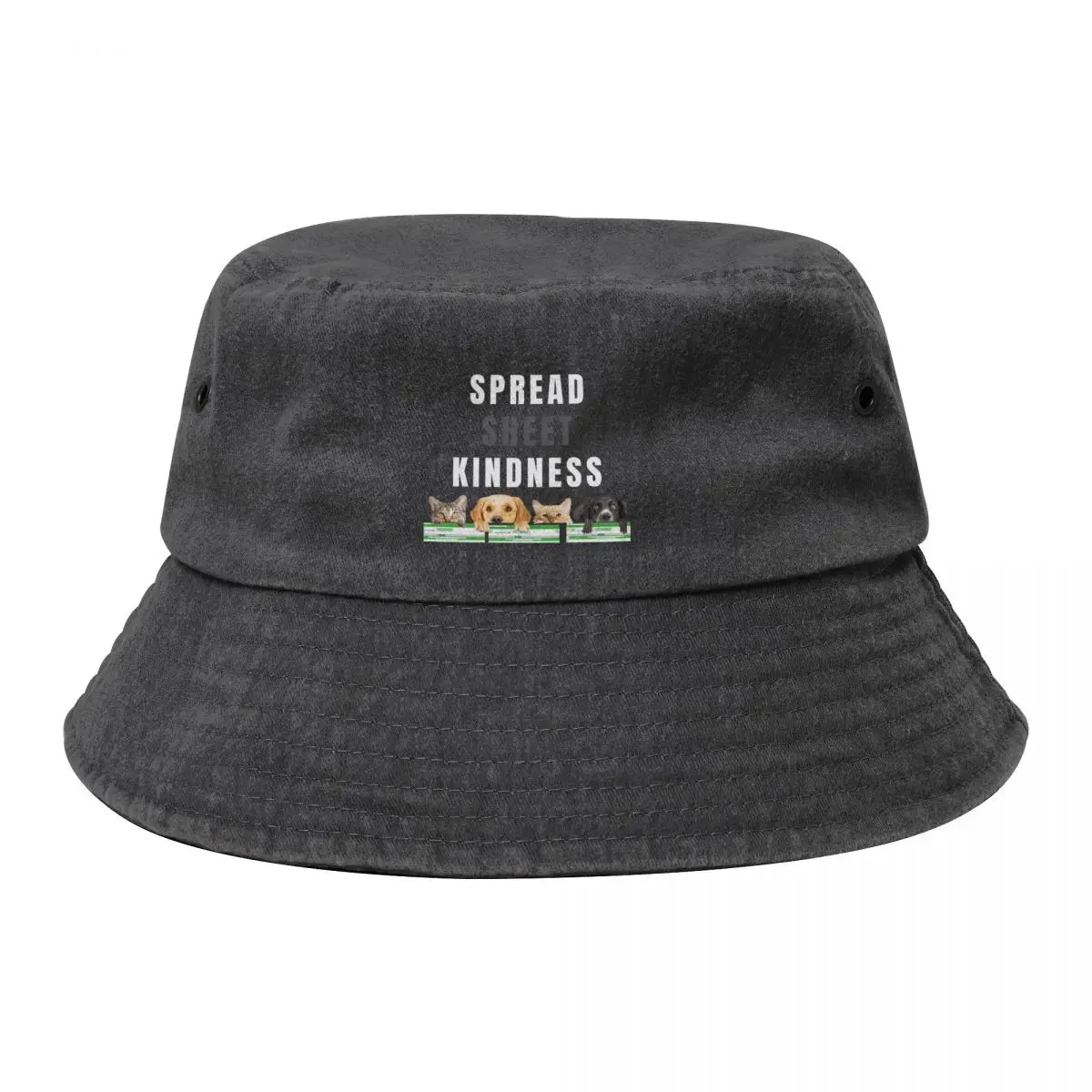 Spread sheet Kindness Bucket Hat Visor Horse Hat Beach Golf Wear For Man Women's