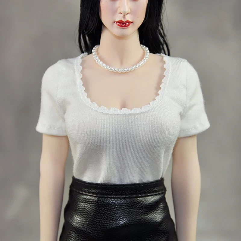 

Женская белая футболка-солдат, модель 1/6 года, Размер 12 дюймов, Tbleague Phicen JIAOU DOLL, фигурка тела