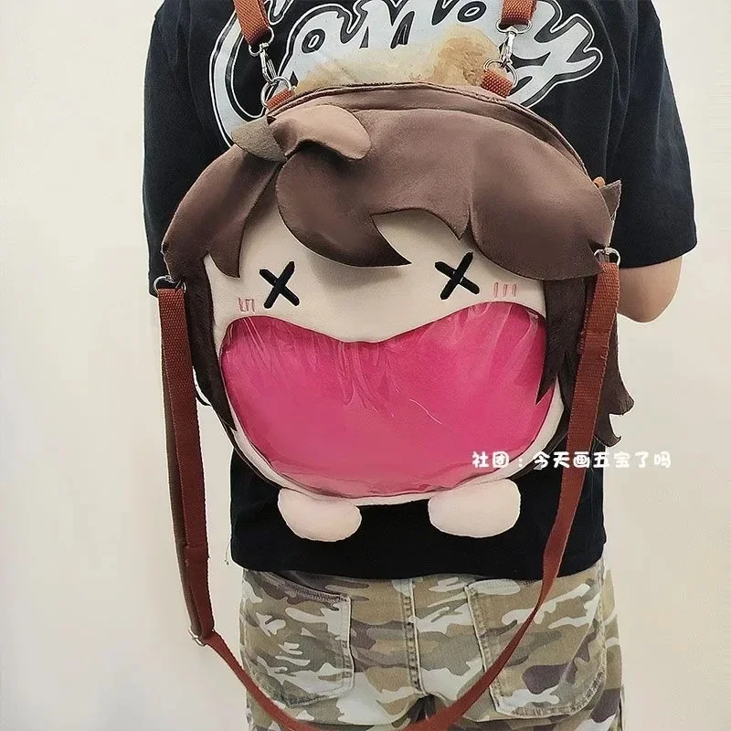 Game Identity V Painter Edgar Valden Embalmer Prisoner Aesop Carl Transparent itabag Zipper Backpack Messenger Bags Shoulder Bag