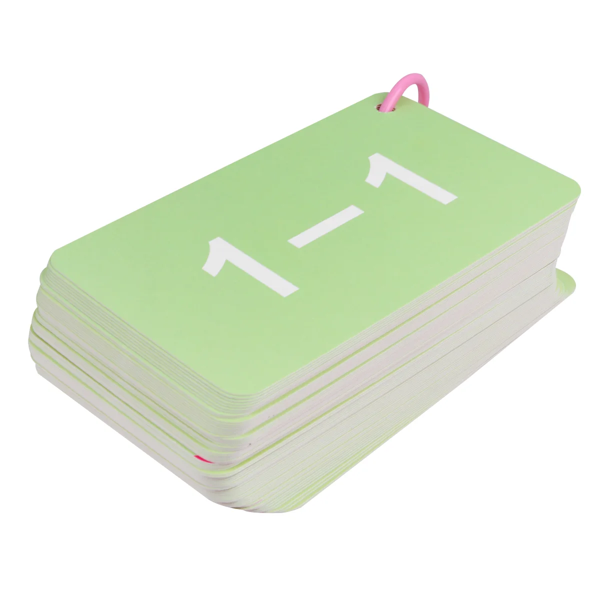 1 Set of Educational Flash Cards Math Set for Kids Children Early Learning(Plus or Minus in 10) subtraction flash cards
