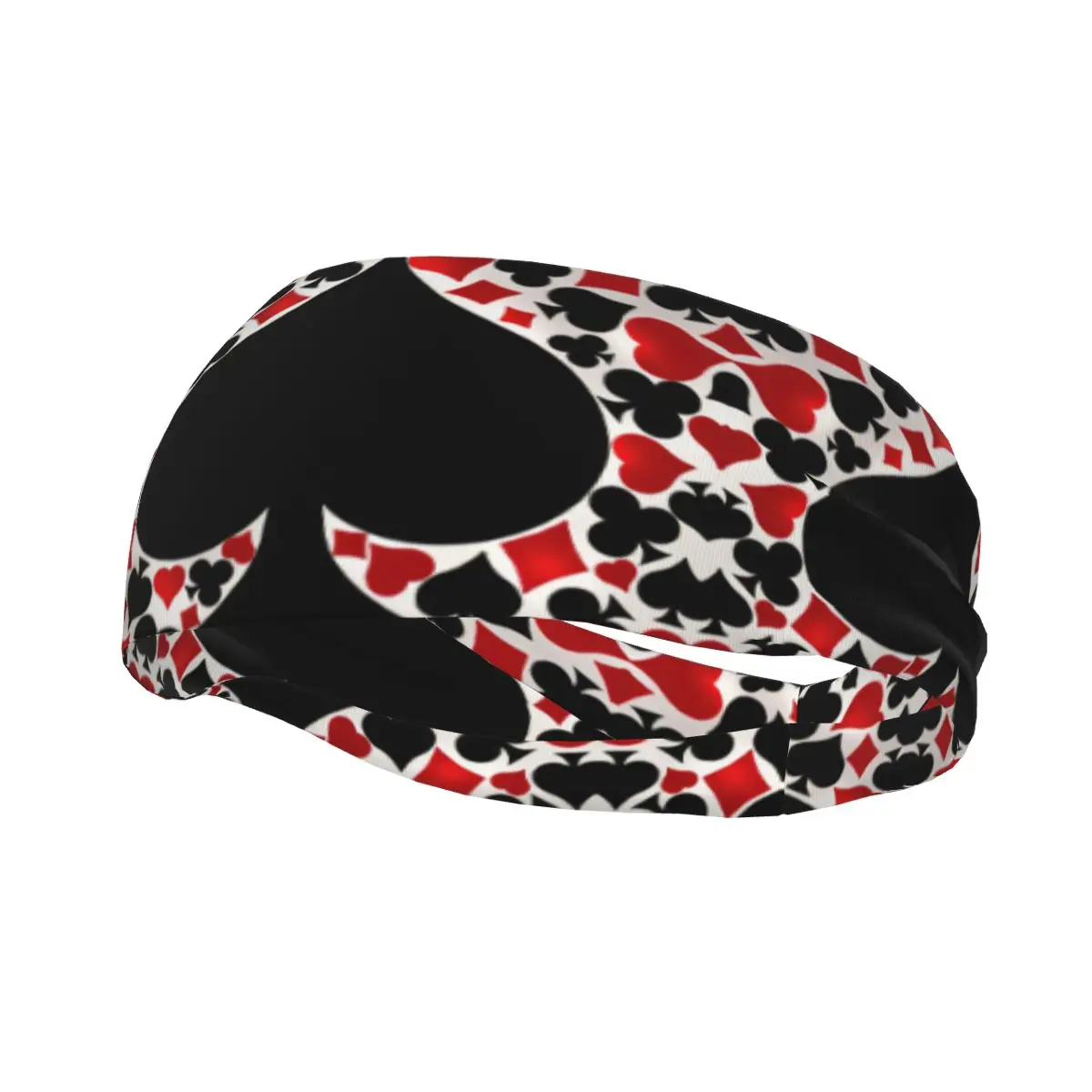 

Poker Spade Card Elastic Hair Band Yoga Headband Makeup Hair Hoop Headwrap