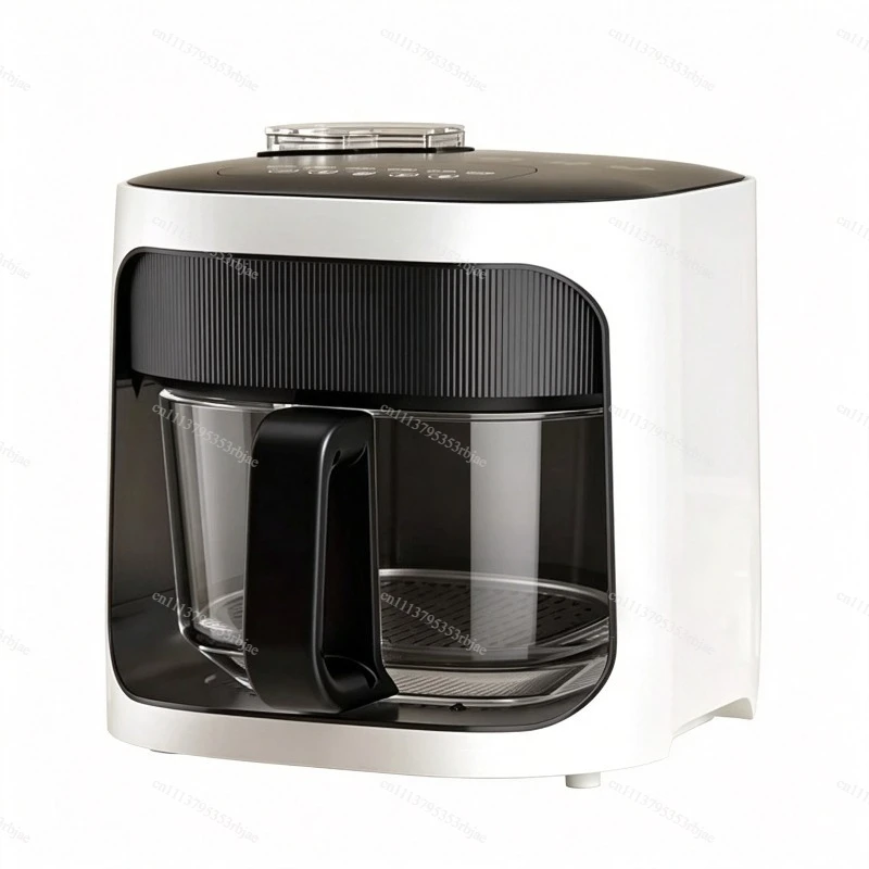 New Household Air Fryer Multifunctional No-Turn Over Visual Uncoated Glass Liner Cooker
