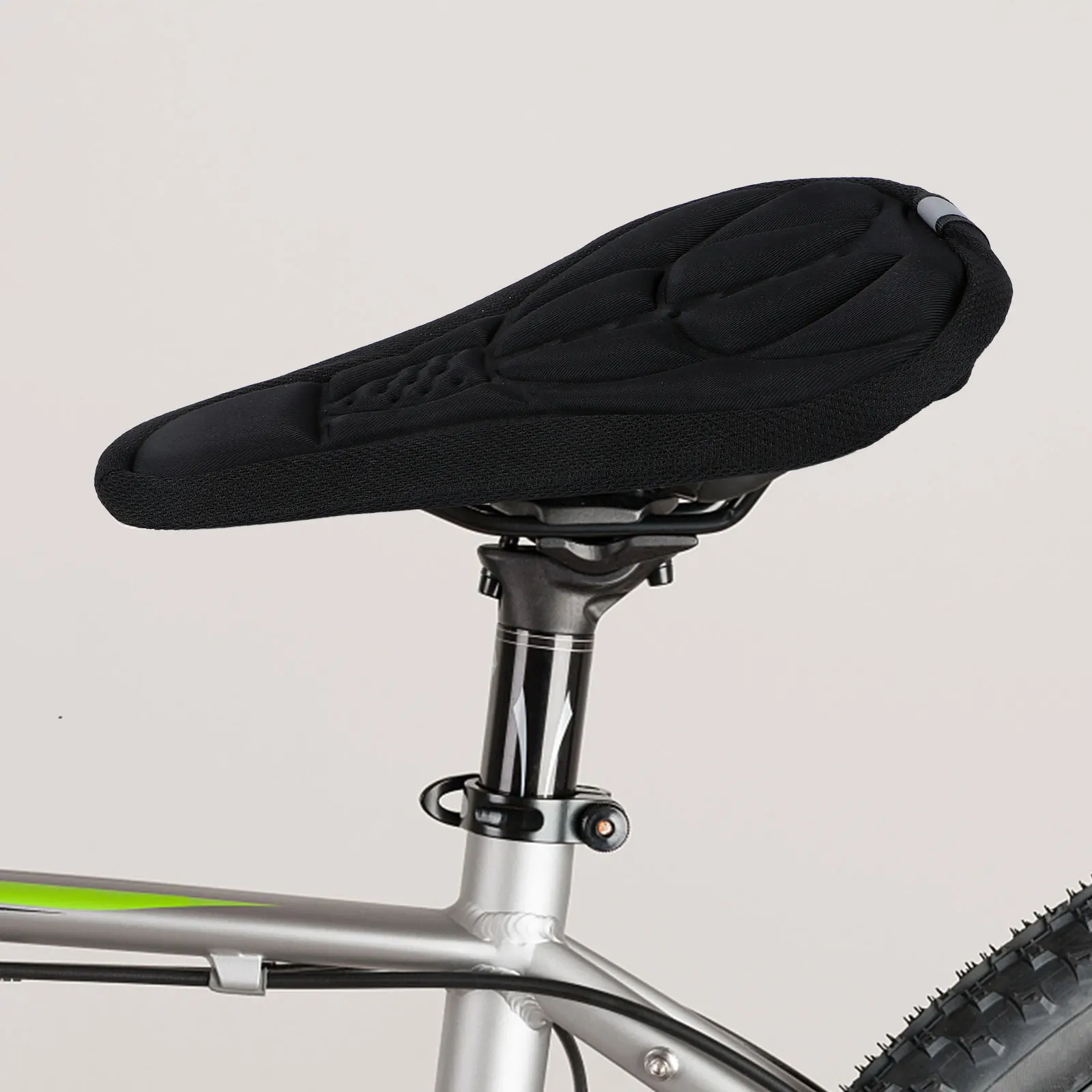 

Bicycle Seat Soft 3D Gel Saddle Cushion Saddle Pad for Mountain Bike Cycling Non Slip Outdoor