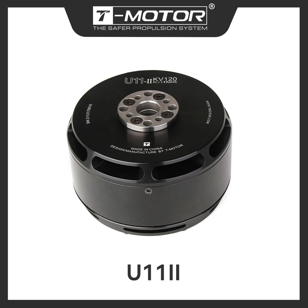 

T-MOTOR U11 II KV120 U11II бесщеточный двигатель для дрона с большой грузоподъемностью UAV VTOL