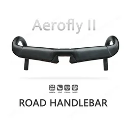 Nologo Aerofly II FACT Carbon Road Handlebar Light Durable Compression Internal Wiring Bent Handle Di2 compatible Bicycle Parts