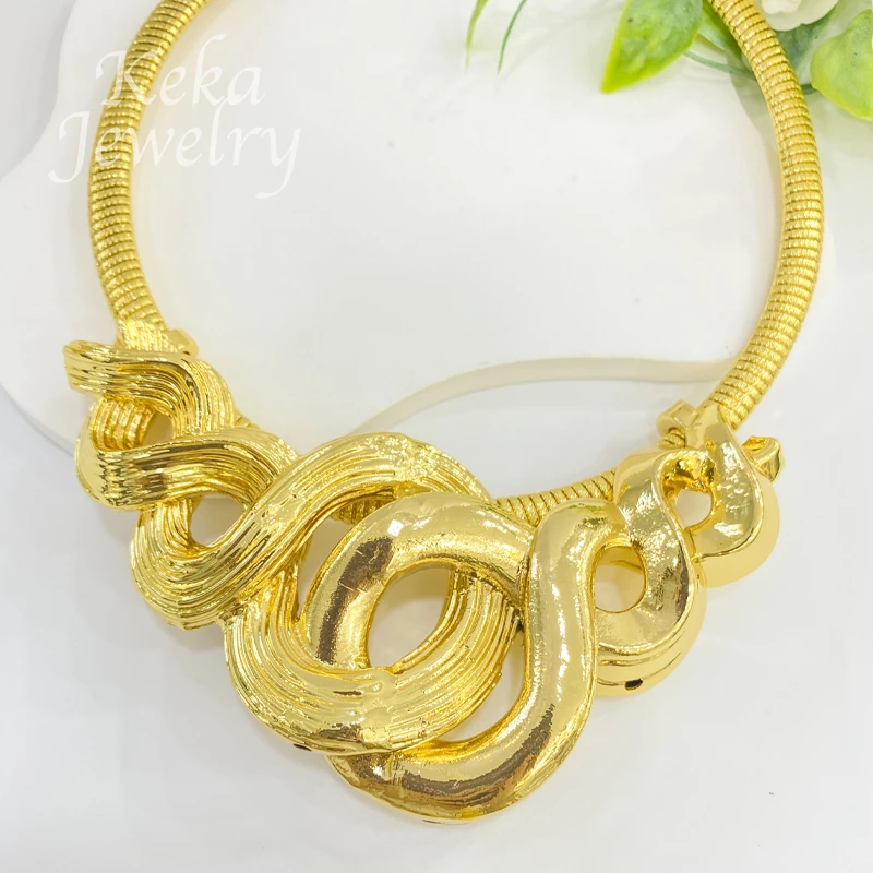 Jewelry Sets for Women Dubai African 18K Gold Color Pendant Earrings Bangles Rings Wedding Necklace Costume Accessories Gifts