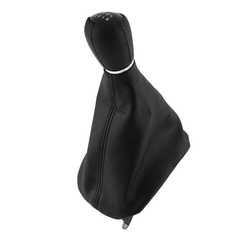 Manual 5 Speed Gear Stick Shift Lever Head Ball With Leather Boot For SEAT LEON MK1 For TOLEDO MK2 1998-2005