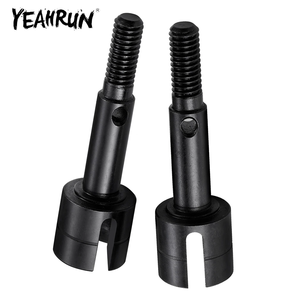 YEAHRUN Universelle Vorder- und Hinterachs-Stahl-CVDs für Tamiya Unimog 1/10 Maßstab RC 4WD Offroad-Auto Upgrade-Teile Zubehör