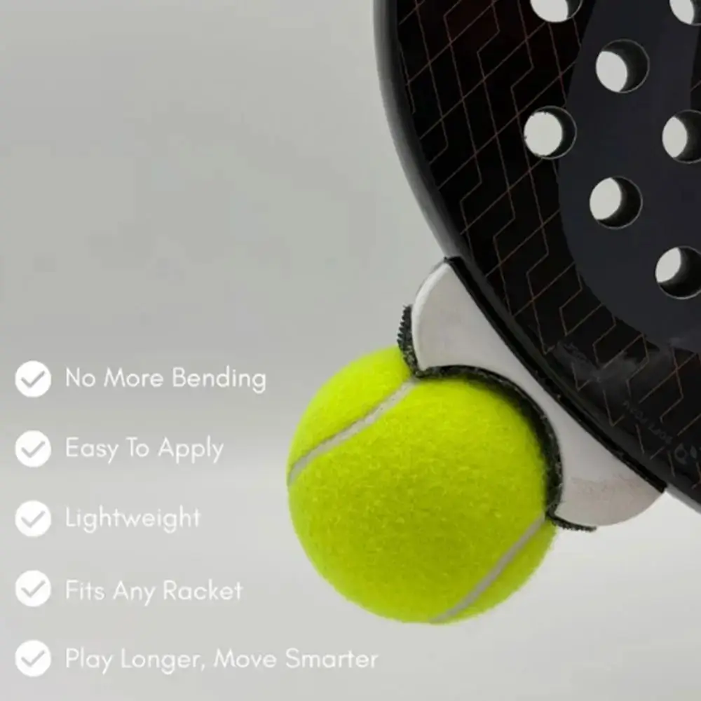 

No More Bending Tennis Ball Retriever Protects Your Back PLA Material Ball Grabber Tennis Easy To Install Ultra-Light