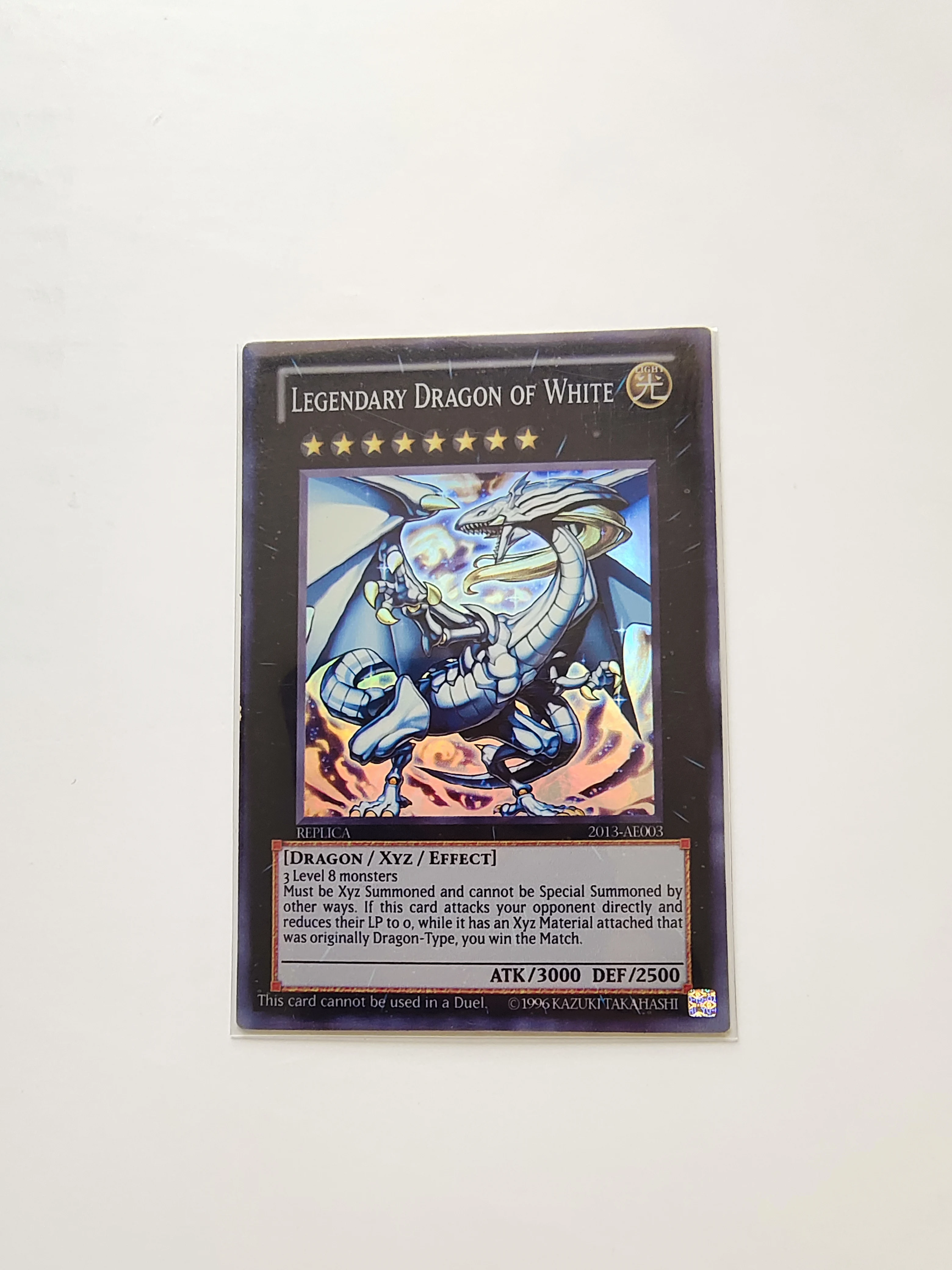 

Yu Gi Oh Ultra Rare/UR TCG Legendary Dragon of White(2013-AE003)(2012-EN001)English Gift Collection Toy Card (Not Original)