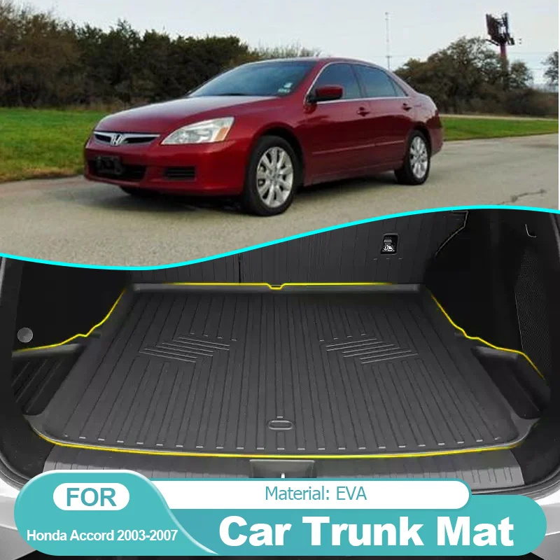 

EVA Car Rear Trunk Mat Waterproof Protective Liner Trunk Tray Floor Mat Accessories for Honda Accord 7th CM 2003~2007 2005 2006