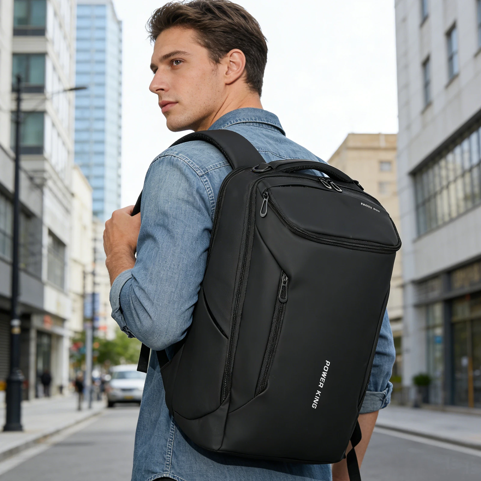 Casual Classic Backpack 18 Inch Rucksack 15 Inch Laptop Available Individual Laptop Compartment Smooth Fabric Commuting Travel