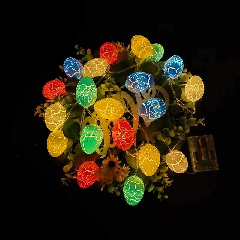 LED String Lights for Easter Eggs, Fairy Lights, Home Decoration, Glow in the Dark, Festival, Family Supplies