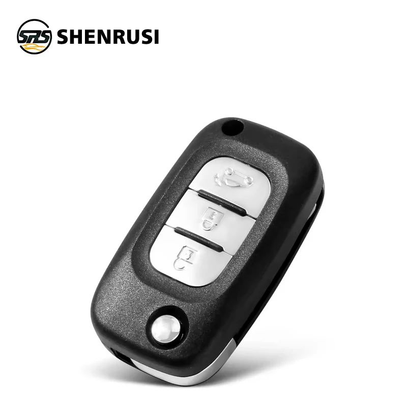 SHENRUSI 3/4 Bottoni Pieghevole Chiave Dell'automobile Della Copertura Della Cassa Fob per Mercedes Benz Smart Fortwo 453 Forfour 2015 2016 2017 Chiave