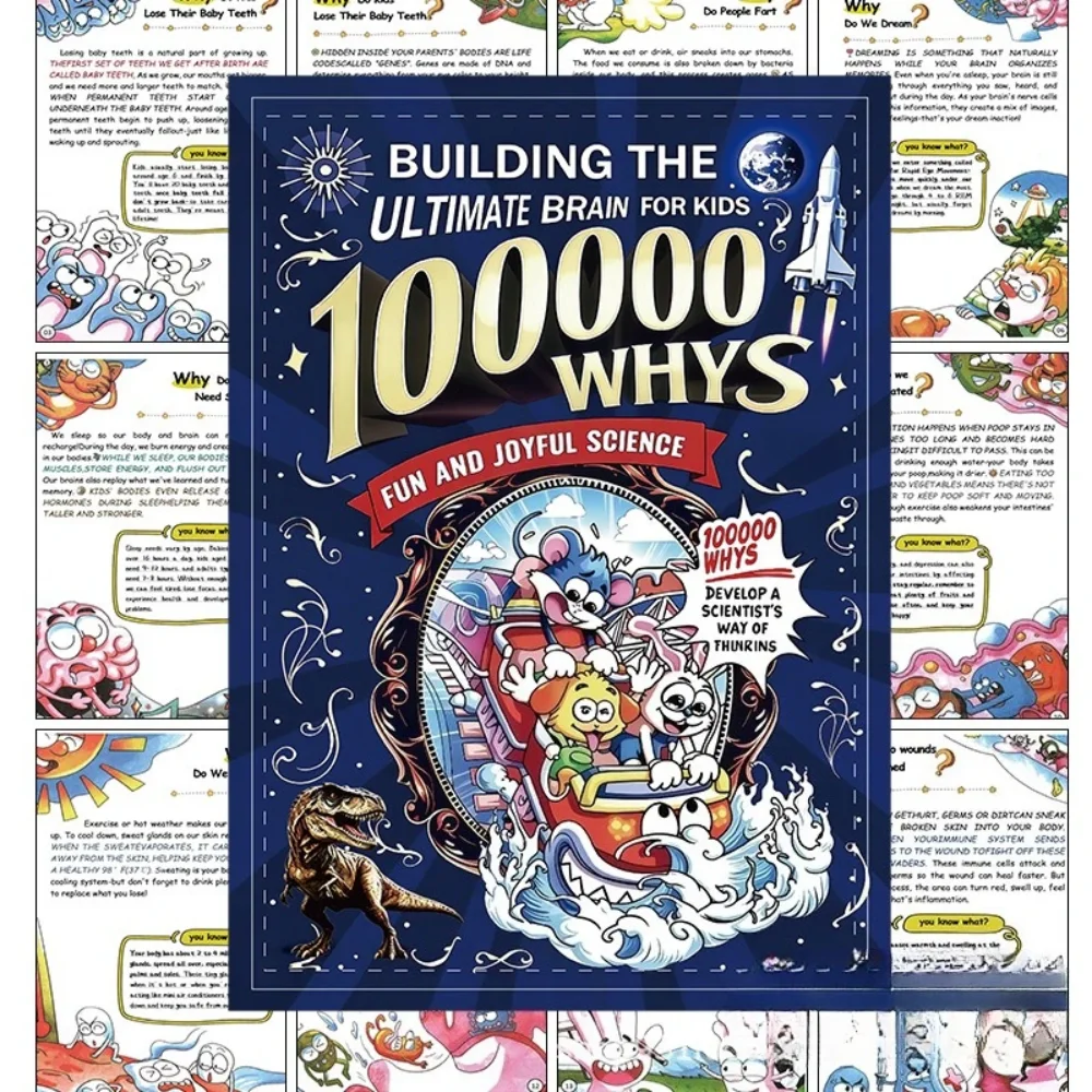 Hot Sale 100000 Whys Science Encyclopedia Book Kids Early Educational Cognitive Picture Book Parent-child Reading Story Books view 3