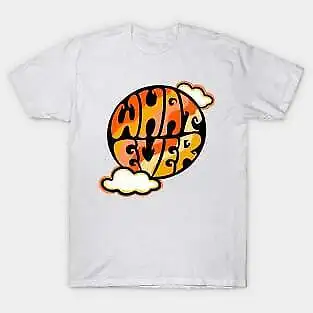 Whatever 80S Retro    Unisex summer T-shirt Cotton fashion couple clothes