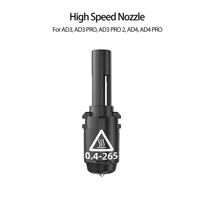 0.4Mm 265℃ Nozzle High Temp 3D Printer Nozzle Spare Accessories For Flashforge Adventurer 3 And Adventurer 4