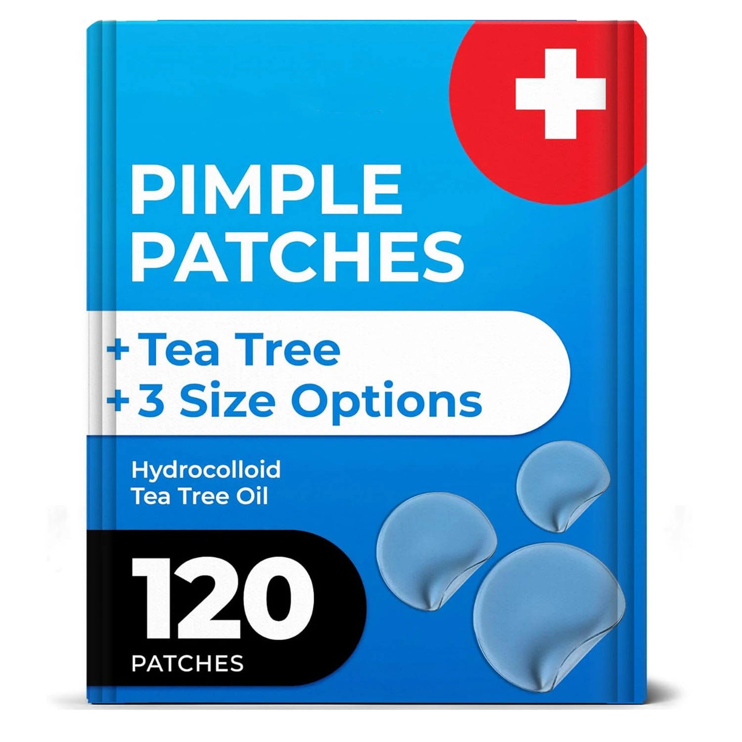 Pimple Patches Hydrocolloid Acne Patches with Tea Tree Oil Pimple Stickers Hydrocolloid Patch Acne Dots Acne Face Zit