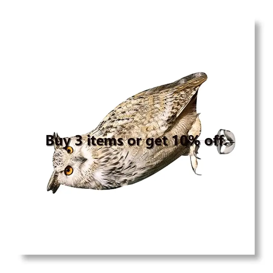 ✼Acrylic Bird Repeller Simulation Owl Reflective Bird Repeller Owl Orchard Balcony Garden Bird Repeller Decoration